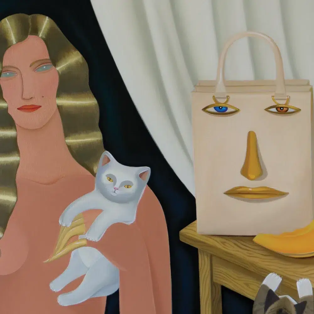 Lady with cats - Image 4
