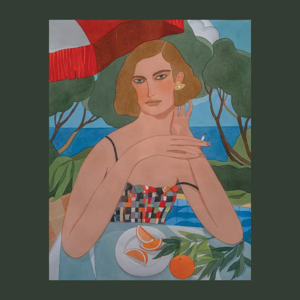 Lady with oranges - Image 3